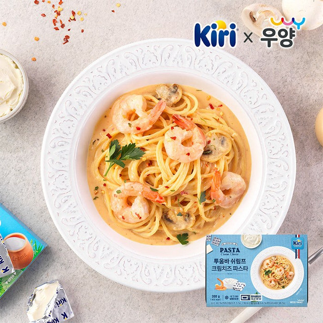 우양 X 끼리 투움바 쉬림프 크림치즈 파스타, 300g, 20개