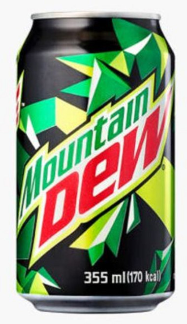 롯데칠성 마운틴듀 캔 355ml x 24 flo3+1fTr, 1개입, 1ml, 1g