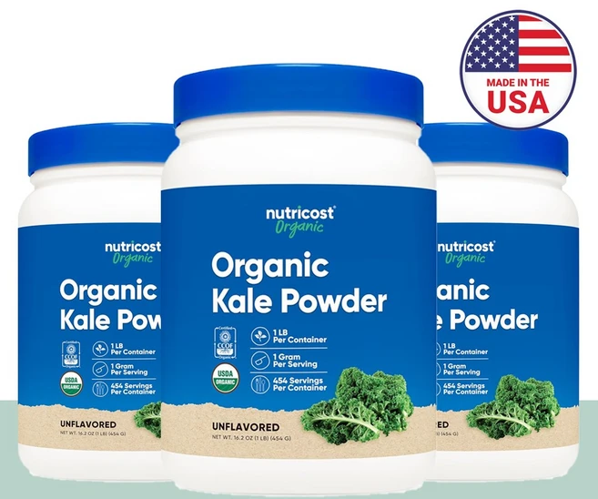 뉴트리코스트 케일 파우더 Nutricost Kale Powder, 454g, 3개 - 쿠팡
