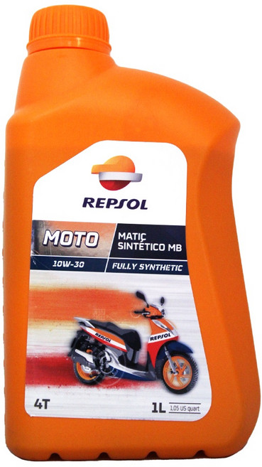 REPSOL MOTO MATIC SINTETICO MB 10W30 全合成機油 1個
