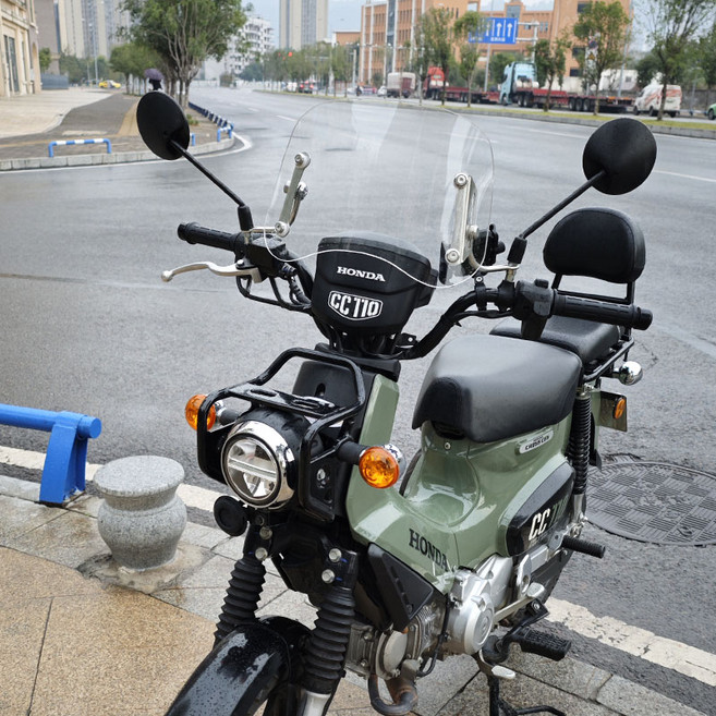 혼다 크로스카브 CC110 전용 윈드스크린 바람막이 개조 부품, 투명 윈드실드, 기본 모델명/품번