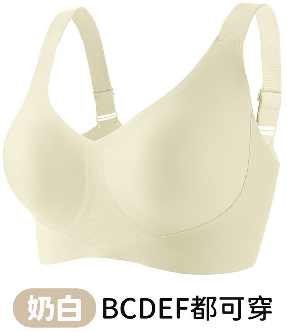 大尺碼內衣 F罩杯可穿 無鋼圈全罩杯 包覆提托 舒適無壓胸