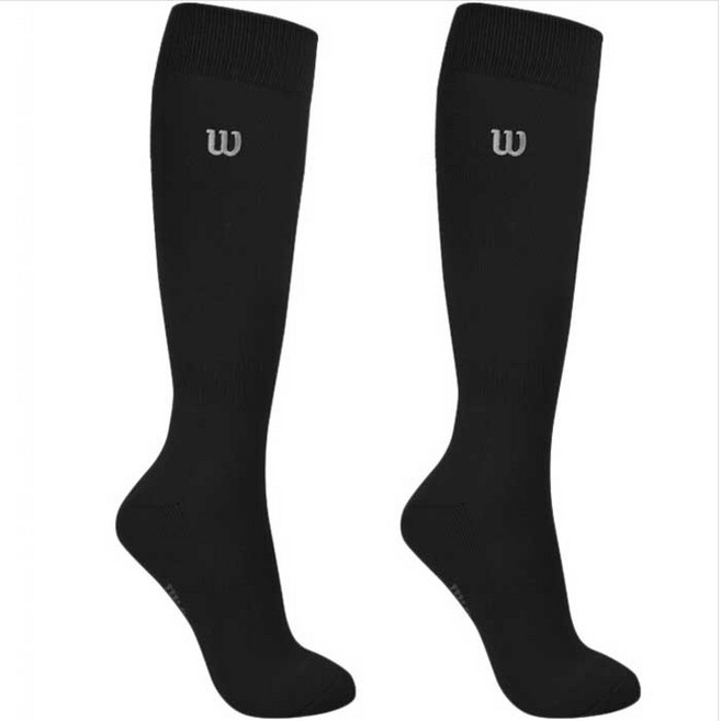 윌슨 야구스타킹 블랙 성인용 야구양말 WTKRS101, 1개