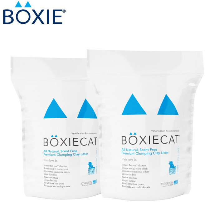 벅시캣 고양이 화장실 모래, 7.26kg, 2개, 무향