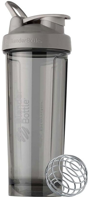 BlenderBottle Pro Series Tritan Pro32 단백질 셰이커 블렌더 병 32oz 용량 940ml 메모리 700ml 훈제 회색 BBPRO32 SG, 1개, 1ml, 상세페이지 참조