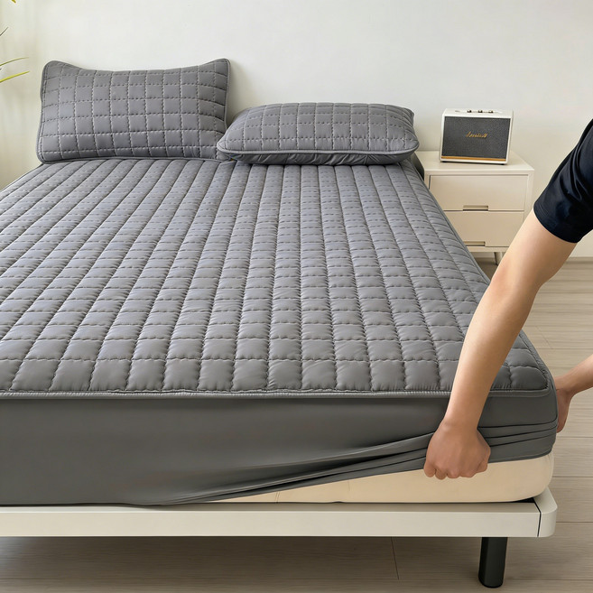 프리미엄 누빔 방수 매트리스 커버