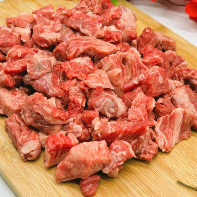 한우 소고기 국거리 1등급 투쁠 양지 우둔 목심 앞다리 혼합육 냉동, 1개, 1kg