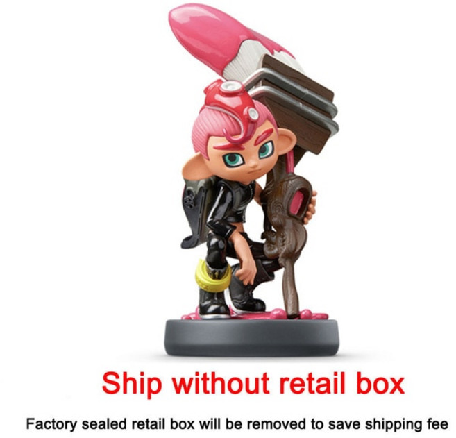 닌텐도 아미보 슈퍼 스매쉬 브라더스 스플래툰 잉클링 피규어 시리즈 NFC 옥토링 3 팩 PART2, [11] Octoling Boy no box, 1개