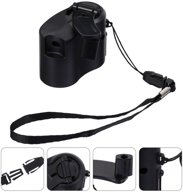 USB 여행 캠핑 소스 플라스틱 쉘 야외 발전기 충전 Dynmo 핸드 크랭크 비상 보조베터리 도구, [03] Black, 1개, 03 Black