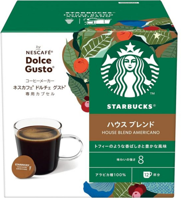 스타벅스 커피 하우스 블렌드 네스카페 돌체구스토 전용 캡슐 12개입 1박스레귤러, 1개