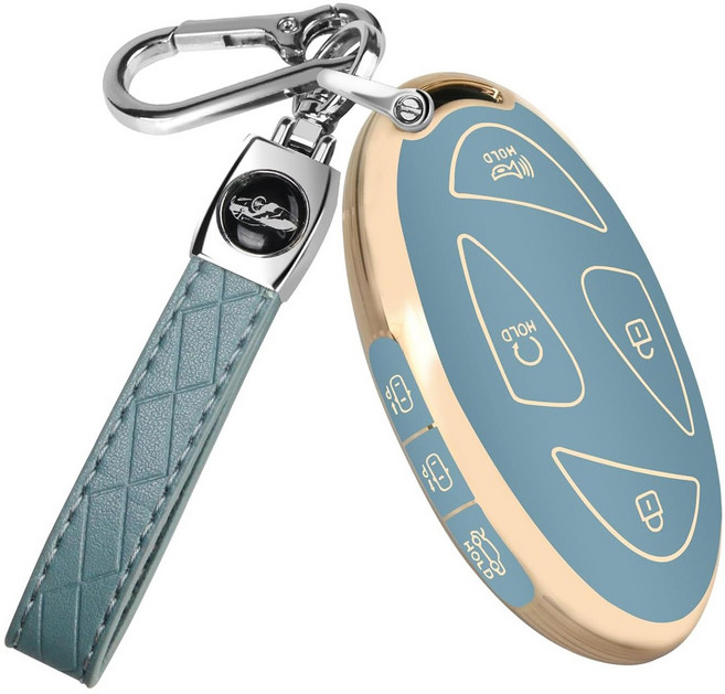 오컴캡 현대 그랜저 GN7 자동차 키 케이스 자동차 키 홀더, 현대 7버튼, 회색