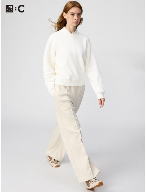 [일본정품]유니클로 남녀공용 긴바지 롱기장 스웨트 스트레이트 팬츠 484854