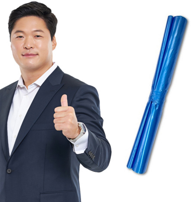 데일드 다용도 평판 비닐봉투 파랑 100p, 50L, 1개