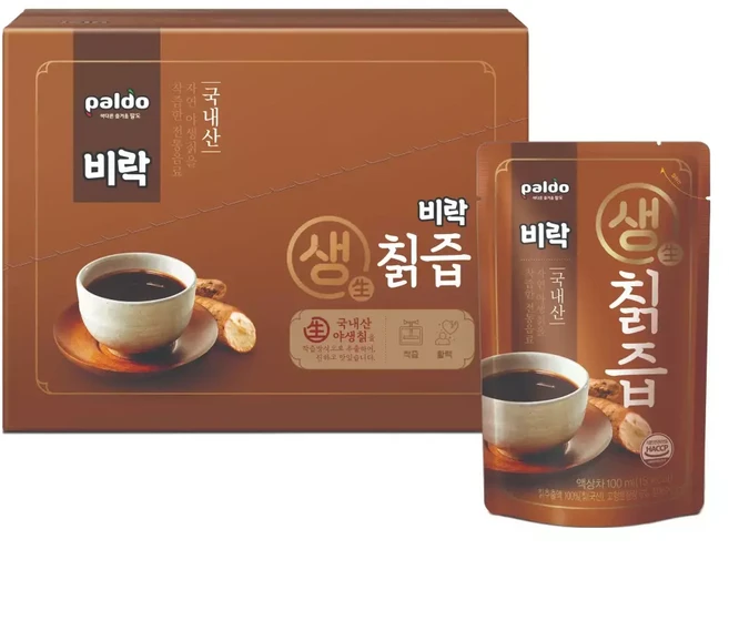 팔도 비락 생 칡즙 10p 1L 티타임 아이스커피 티타임 빵 티타임 모임 티타임 외식 티타임 파인다이닝