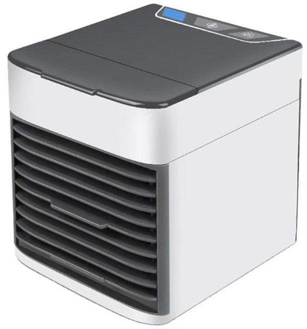 무선 이동식 캠핑 에어컨 소형 USB 차량용 냉풍기 휴대용 충전 야외 수냉식 선풍기 가정용, 화이트