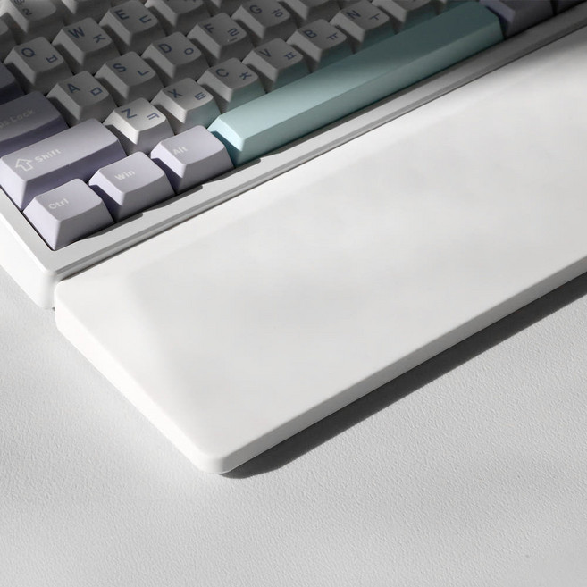 앱코 SPW1 TKL 편해 실리콘 텐키리스 팜레스트, 1개, 화이트