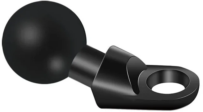 Ram 마운트 지원 ​​각진 볼트 헤드 어댑터 볼 베이스(오토바이 모토 액션 카메라 액세서리용 1 인치25mm 볼, 01 블랙 컬러