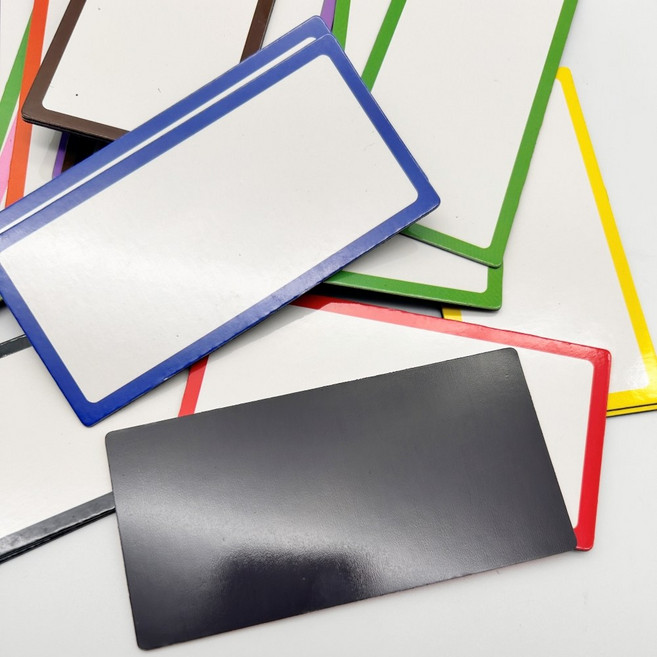 자석 라벨 네임 스티커 화이트보드 칠판, 1개, 초대형