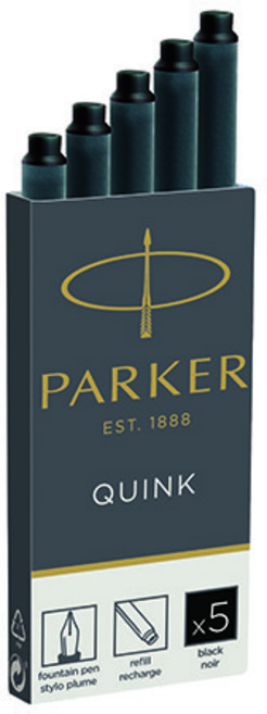 파카 잉크 카트리지 5개입 만년필 리필, 01-흑색 카트리지(5개입)