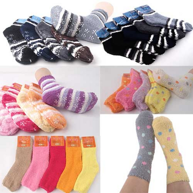 국산양말 남자 여자 수면양말 (5족묶음)모음전