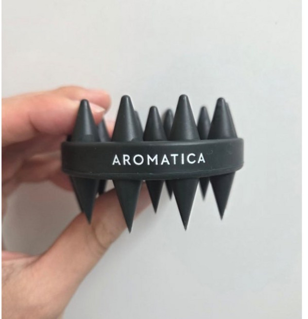 아로마티카 듀얼 스칼프 케어 샴푸 브러쉬 68x42mm 두피 스케일링 마사지 딥클렌징, 단품, 2개