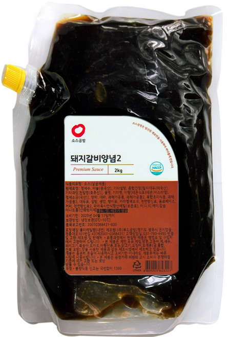 푸드공방 소스공방 돼지갈비 양념2 (2Kg), 2kg, 1개
