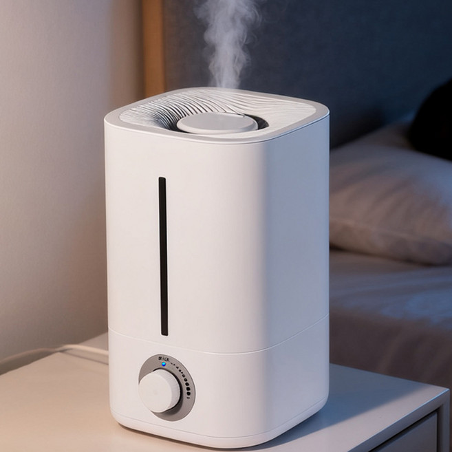 무소음 세척 편한 대용량 저소음 초음파 가습기 5L 가정용가습기, 화이트LP-25
