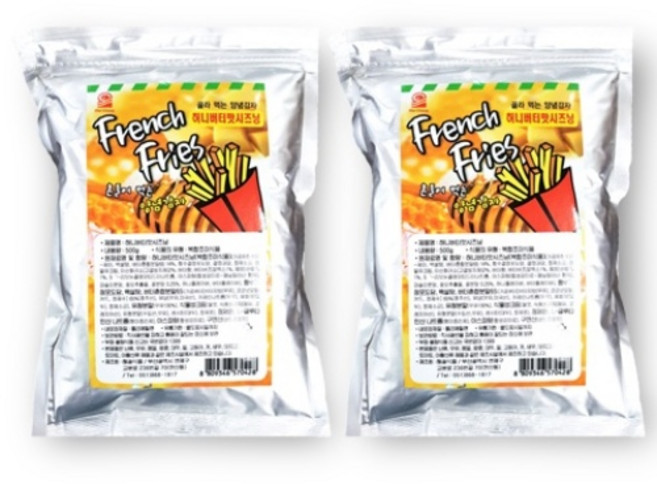 허니버터맛 시즈닝 가루, 500g, 2개