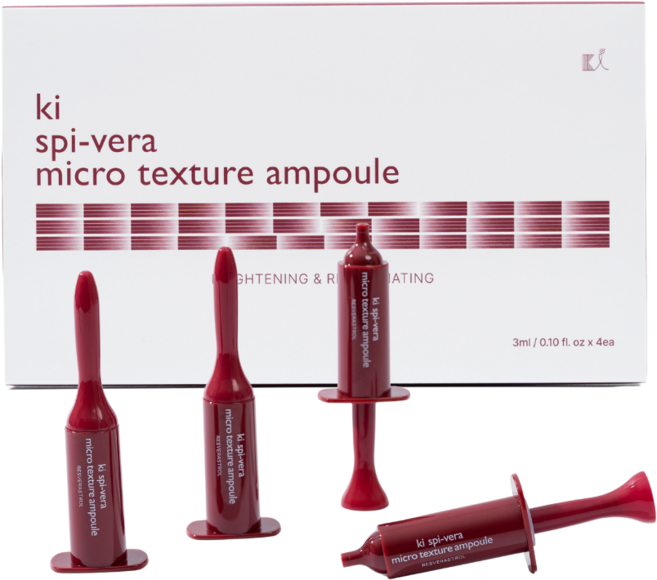 케이아이 스피베라 마이크로 텍스쳐 앰플 피부결 개선 광채 보습 앰플, 1개, 12ml