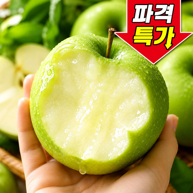[꿀팜즈] 초고당도 썸머킹 청사과 아오리사과, 1박스, 5kg