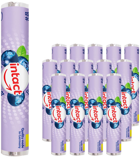 인탁트 포도당 캔디 블루베리 요거트, 15개, 44g