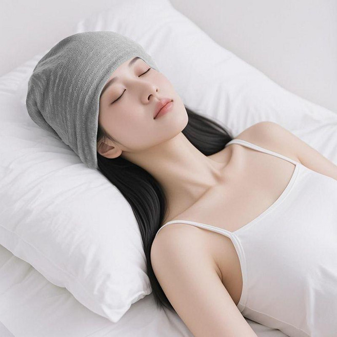 無品牌 雙層睡眠帽 防亂髮 女 夏季薄款 夜用 睡帽 空調帽子