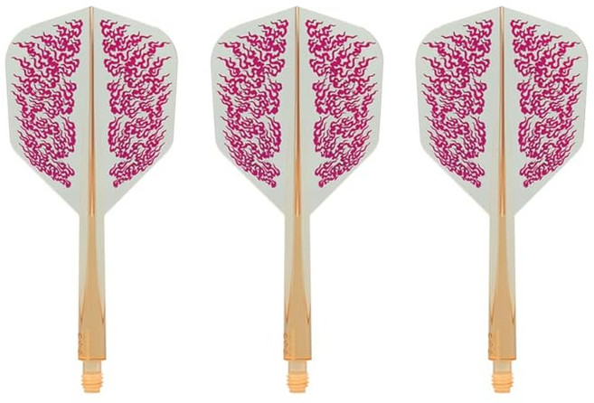 CONDOR AXE 일본염 Small MCLEAR SAND 야마다 유키 선수 모델 콘돌액스 다트 플라이트, 1개