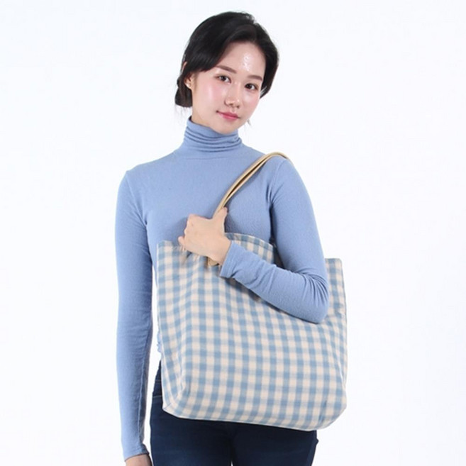 데일리용 여성쇼퍼백 예쁜 가벼운 천가방 파스텔 대학생선물 캐주얼 숄더백추천