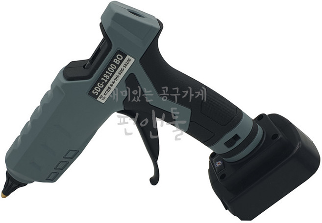 화성기전 스파크 충전글루건 100W 핫멜트건 SDG-18100 18V 디월트 보쉬 마끼다 베어툴 배터리 미포함, 보쉬타입, 1개