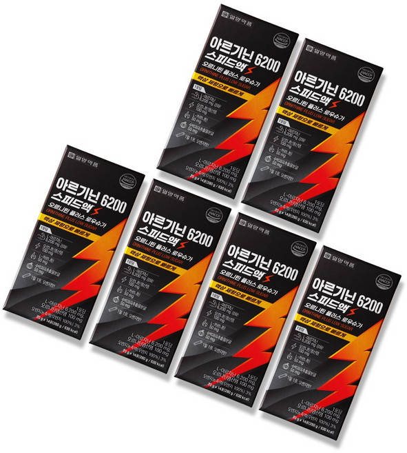 일양약품 액상 L아르기닌 6200 20gX14포X6박스 아르지닌 오르니틴, 280g, 6개