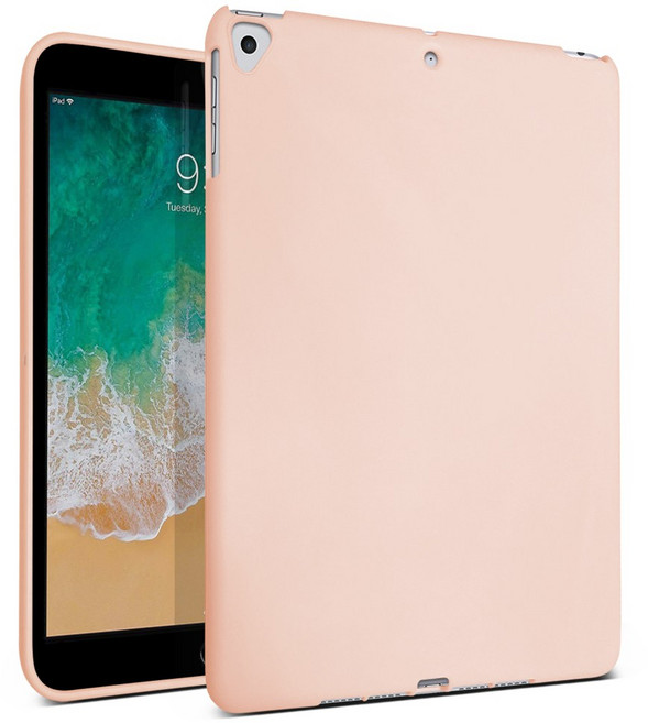 더조은셀러 컬러핏 태블릿PC 젤리 케이스, 피치