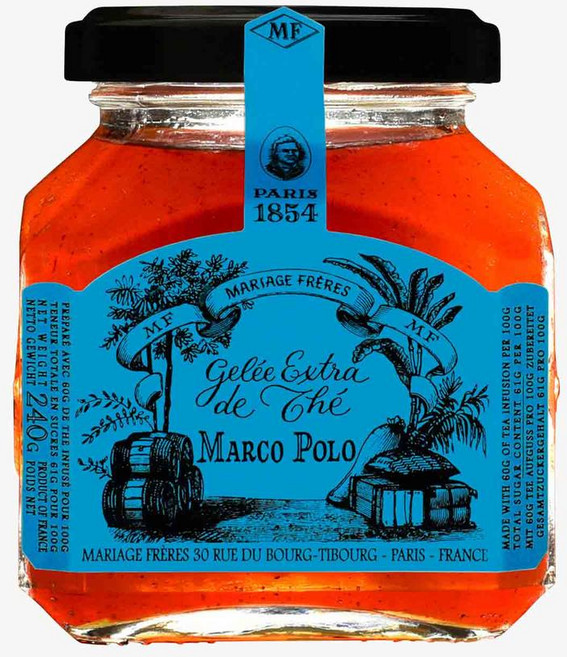 프랑스 마리아쥬프레르 Mariage Freres Marco Polo jelly 마르코폴로 엑스트라 티 차 젤리 240g, 1개