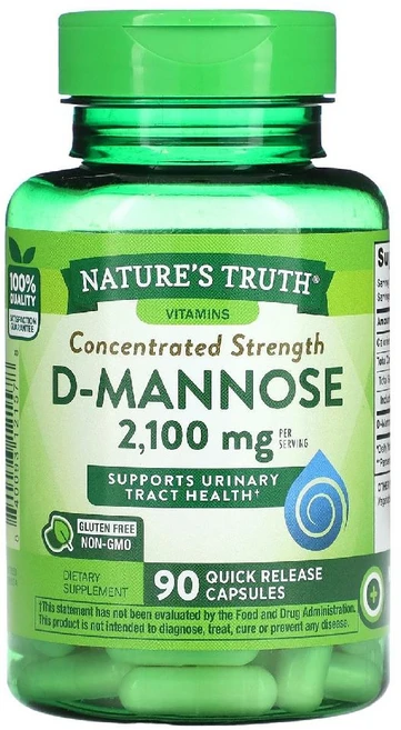 네이처스트루스 디 만노스 D 만노스 D Mannose D-Mannose 캡슐 90정, 1개 - 쿠팡