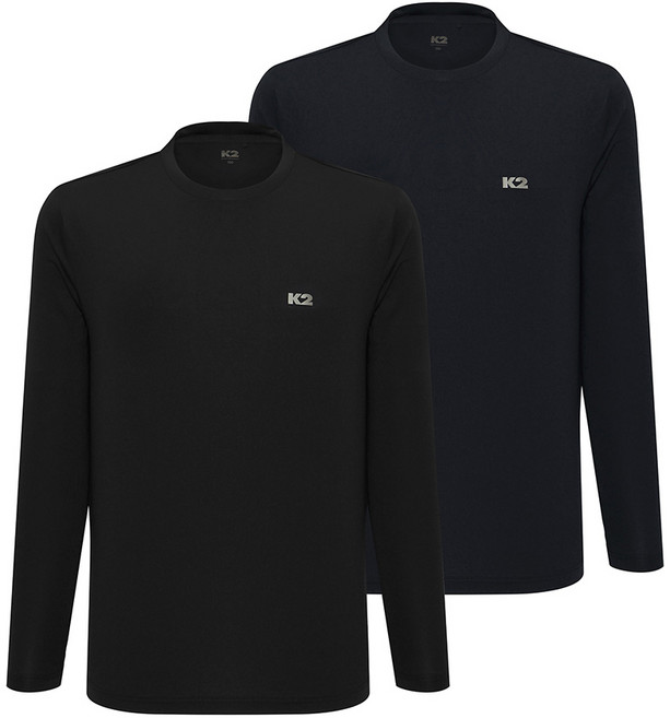 K2 공식 남녀공용 E 1+1 밸류 패키지 긴팔 라운드 (공용) GMM26283Z1 (정상가:82 000)