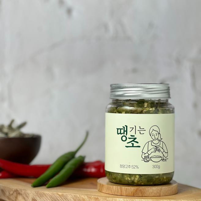 땡기는 땡초 멸치청양고추 다대기 다짐장, 1개, 300g