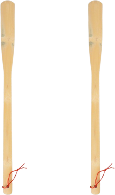 이음모음 대나무 구두주걱 헤라, 2개, 프리미엄 세트