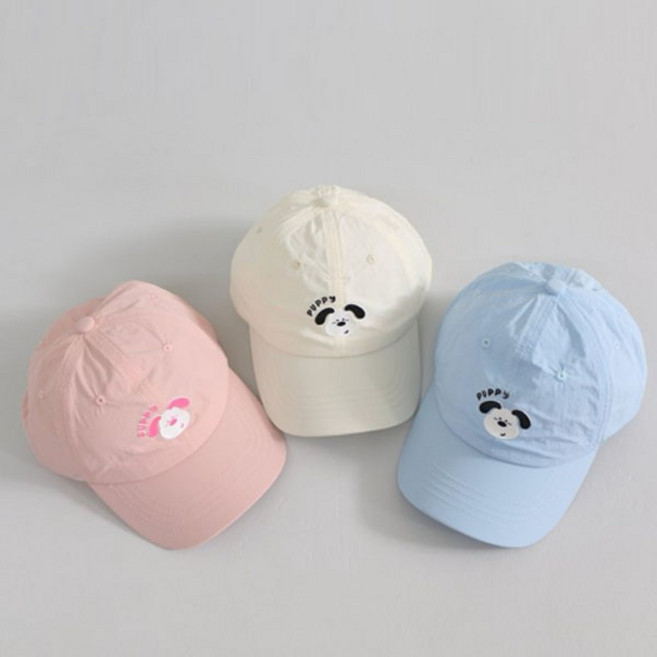 유아 멍멍 볼캡 나일론 여름 모자