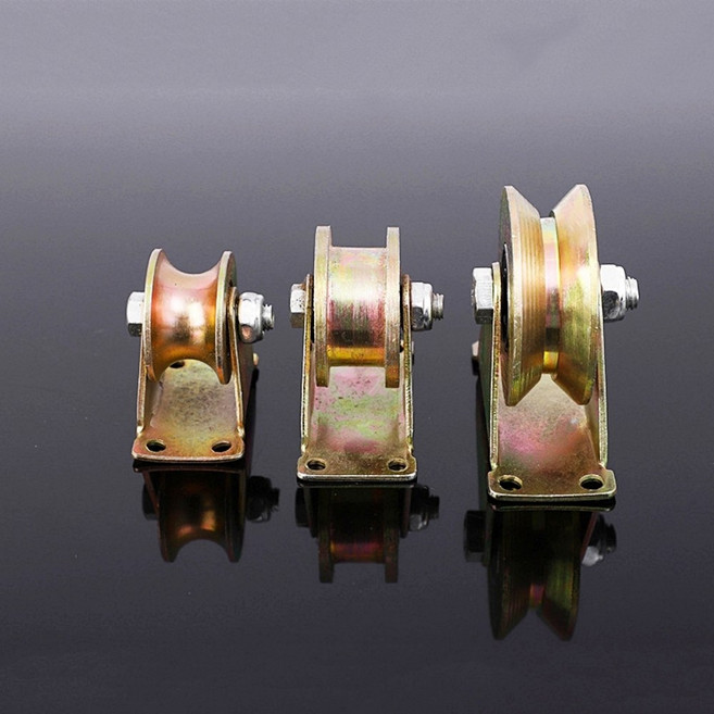 도르래 로프용 도르레 휠 트랙 베어링 U형 H형 V형, V자형, 47mm