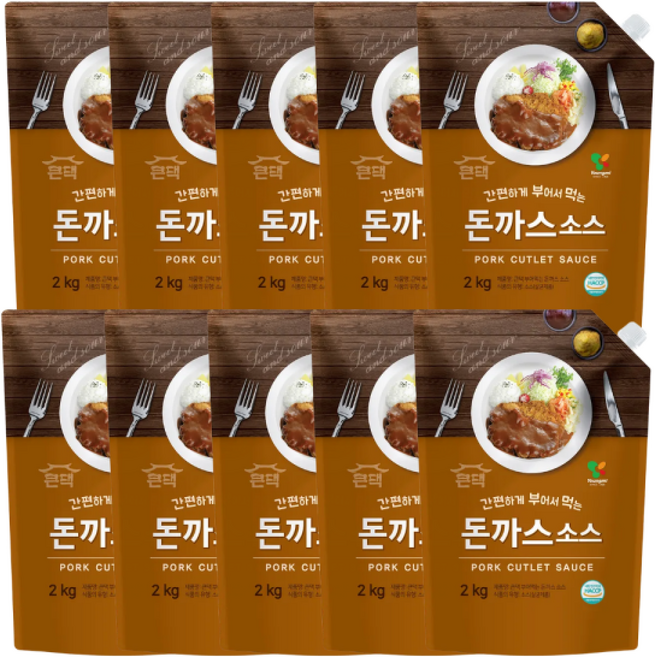 보금푸드 영미 큰댁 돈까스 소스 반찬소스, 10개, 2kg