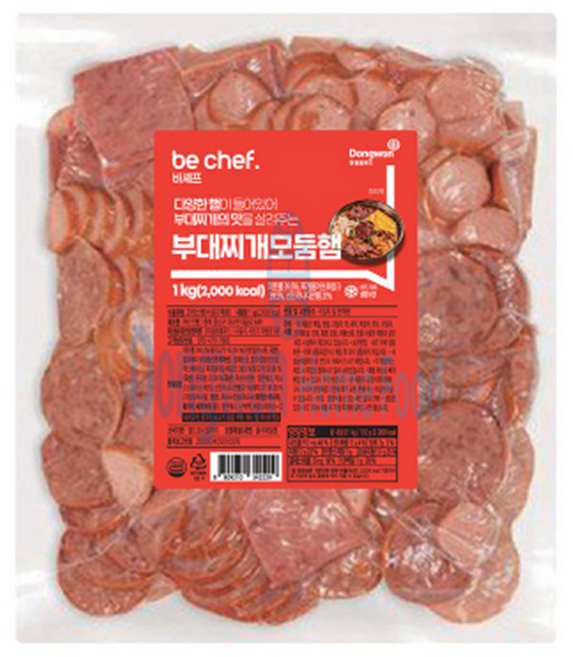 비쉐프 부대찌개오둠햄, 1kg, 10개