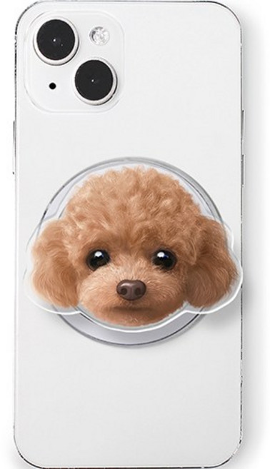 로랜텍 아크릴 휴대폰 맥세이프 스마트톡, 19 푸들 루피, 1개