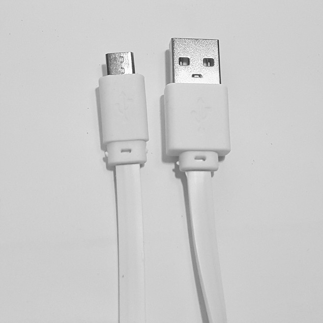 USB 5핀 숏 충전 케이블 보조배터리 20cm, 화이트, 1개