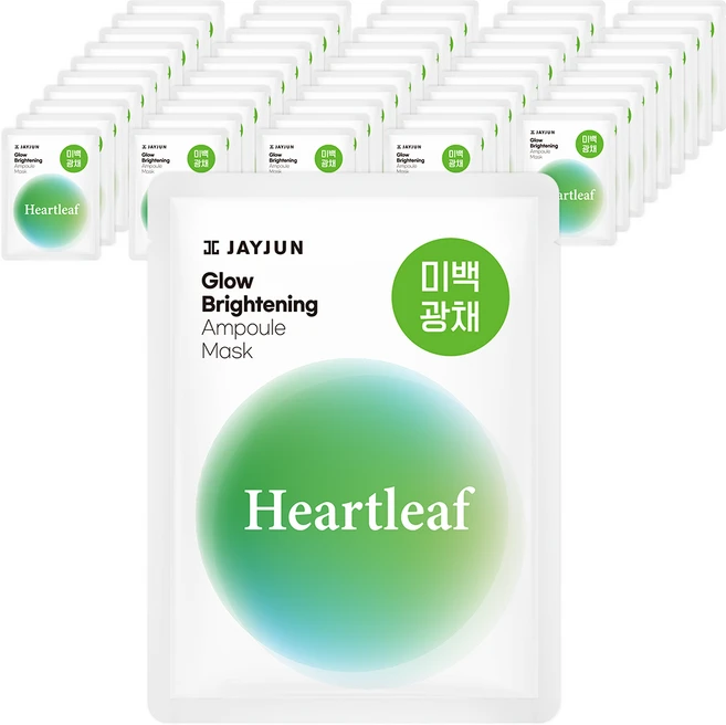 제이준 미백광채 앰플 마스크팩, 1개, 50개입 - 쿠팡