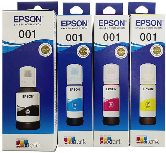 엡손 001 T03Y 정품 무한잉크 4색세트 L6290 L6190 L14150 L4150, 1개, [정품] T03Y 4색세트